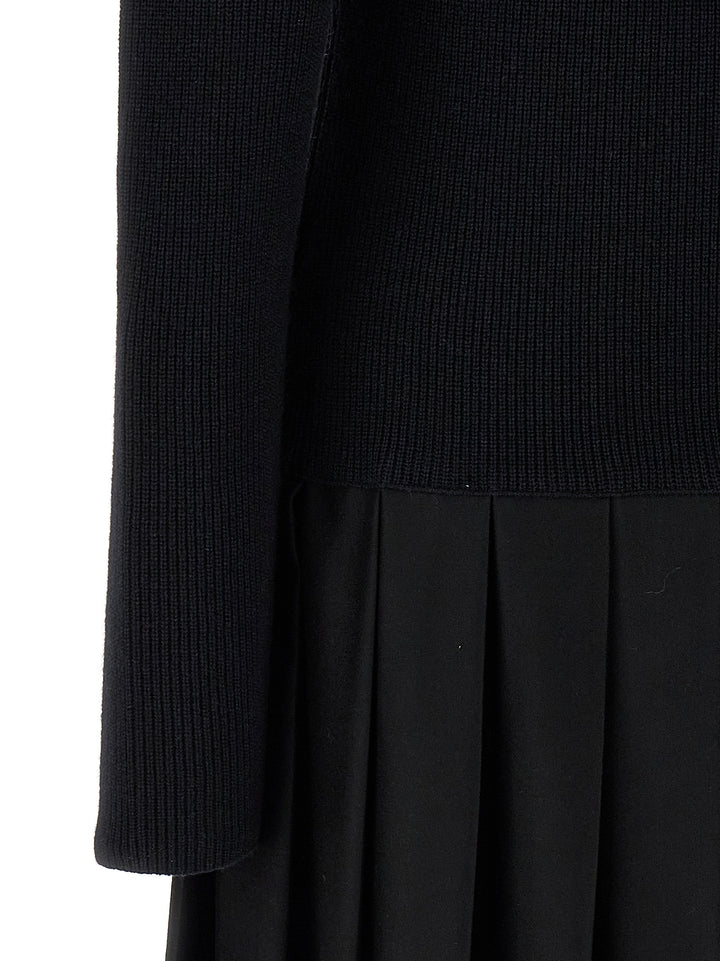 Pleated Skirt Dress Abiti Nero