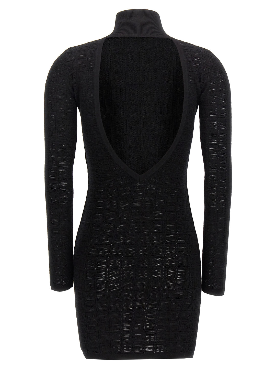 Openwork Logo Dress Abiti Nero