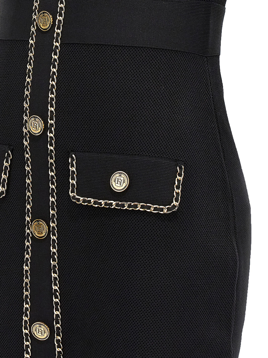 Chain Detail Dress Abiti Nero