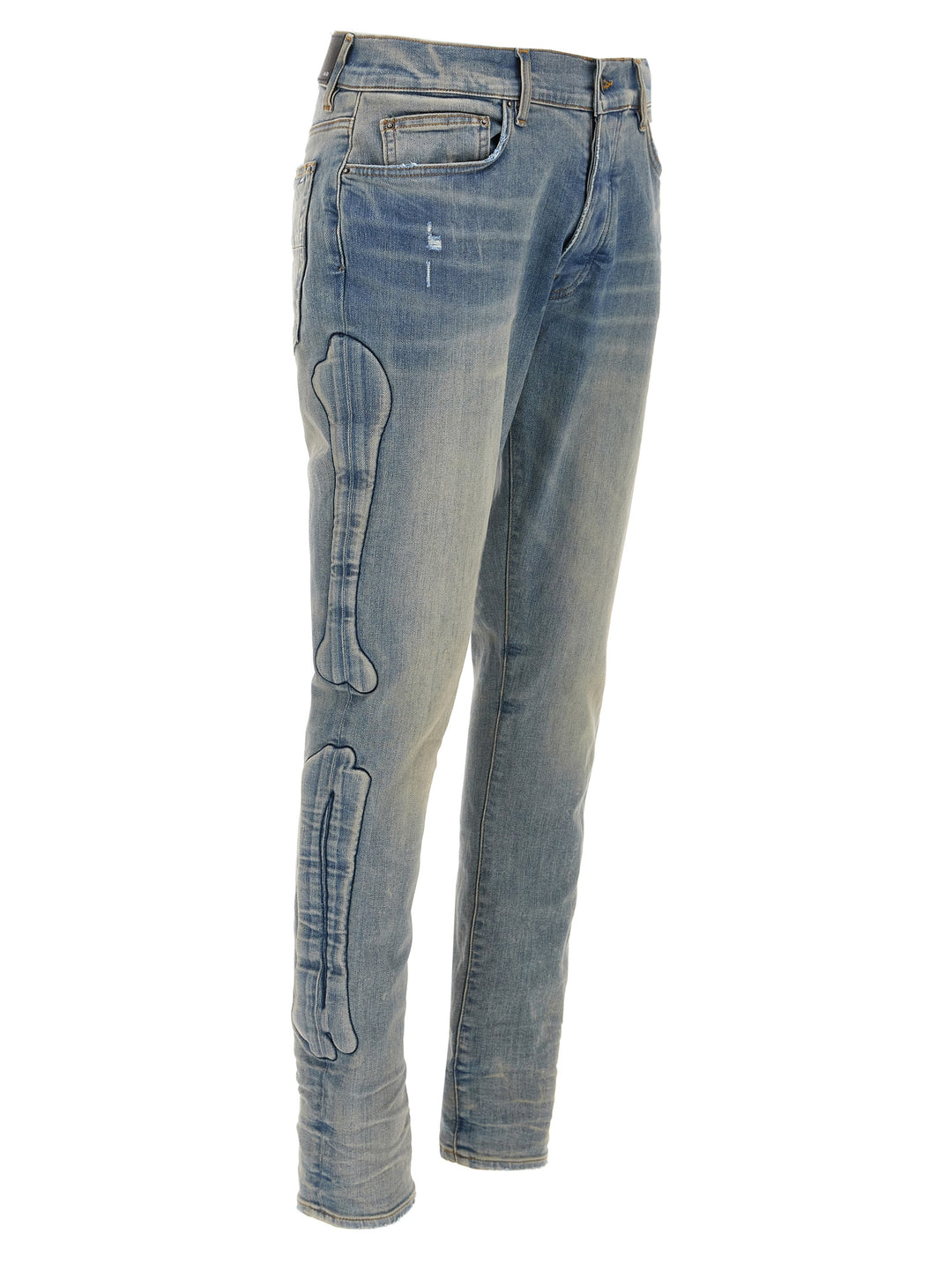 3d Bones Jeans Celeste