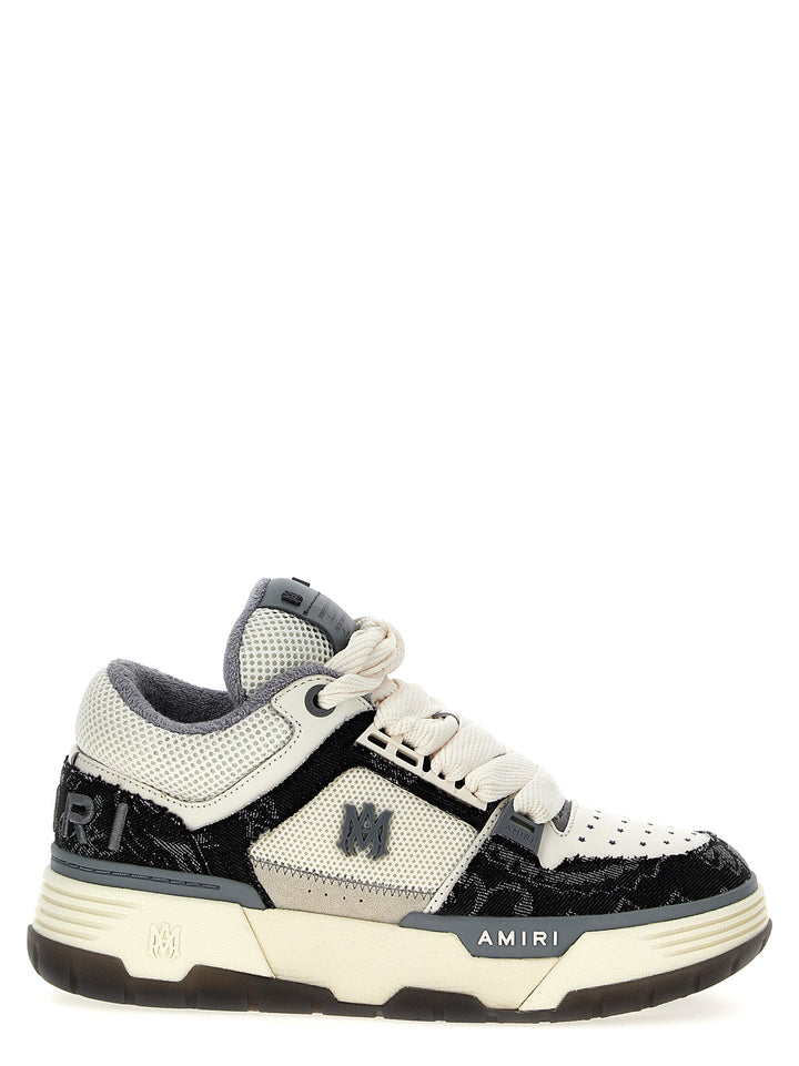 Bandana Denim Ma-1 Sneakers Bianco/Nero