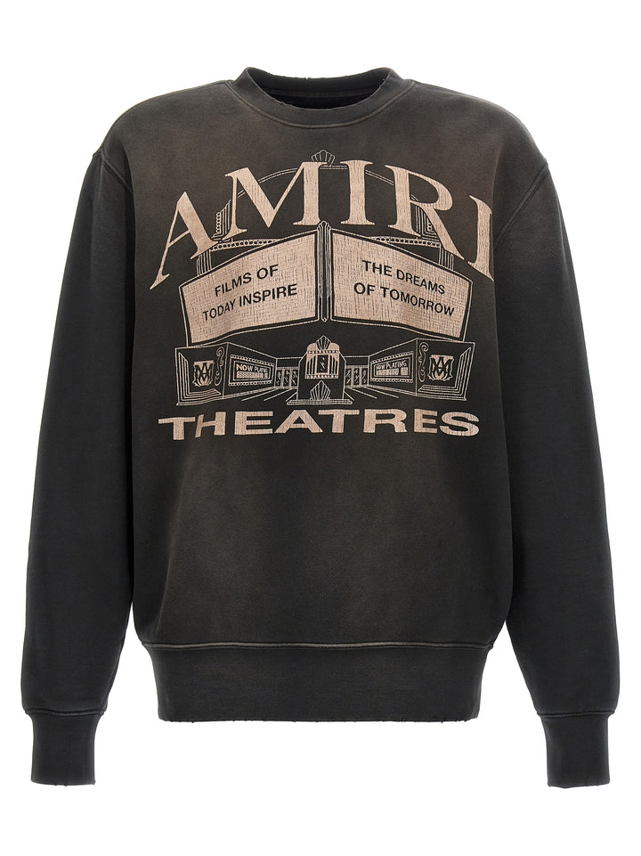 Amiri Theaters Vintage Felpe Nero