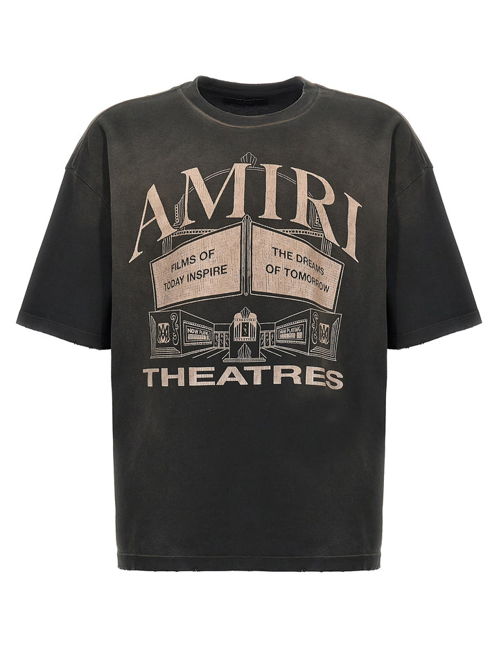 Amiri Theaters Vintage T Shirt Nero