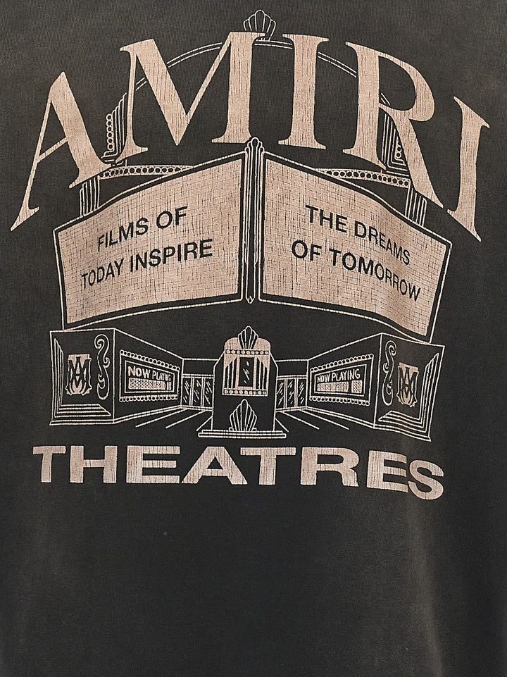 Amiri Theaters Vintage T Shirt Nero