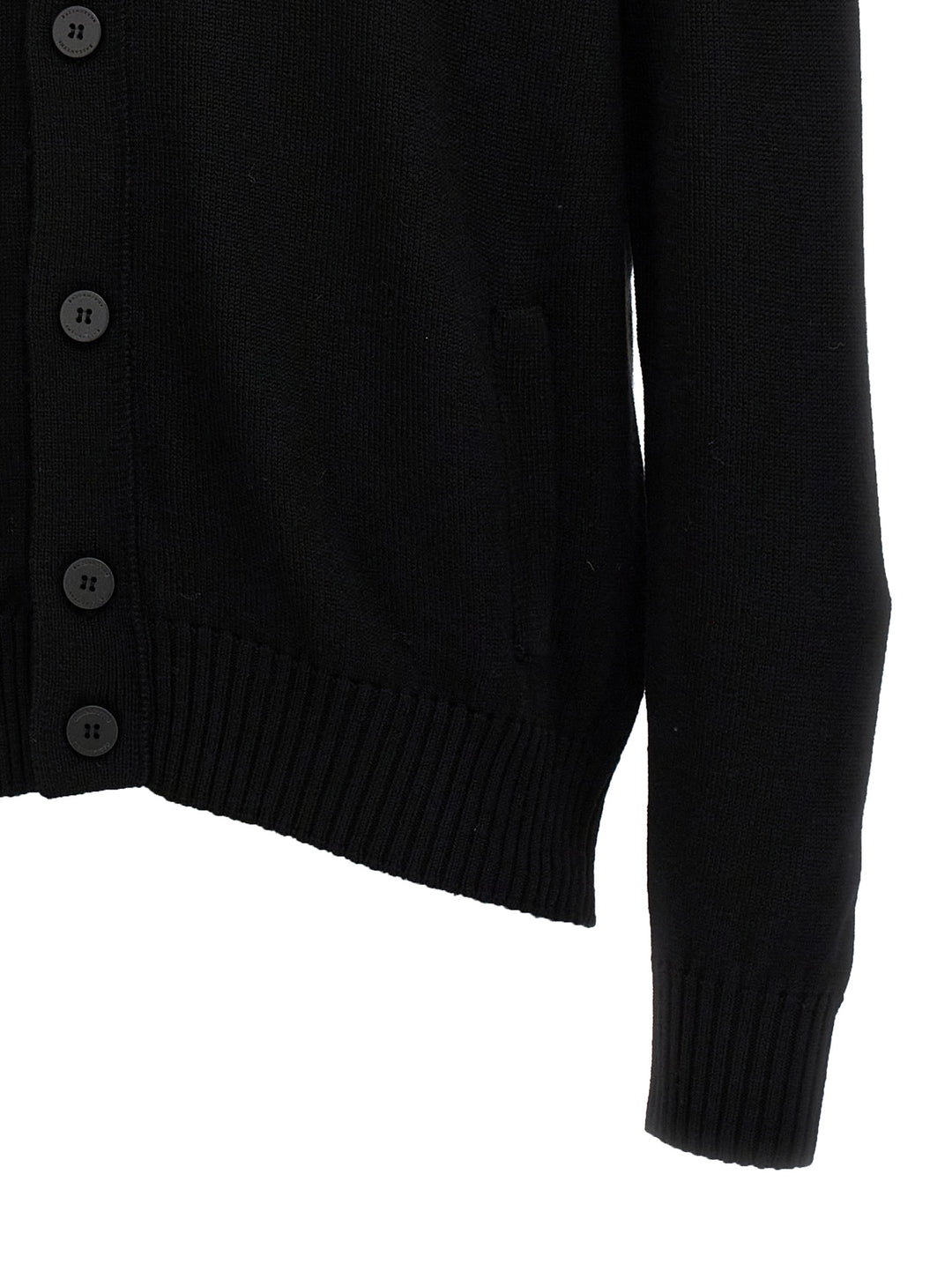 Merino Cardigan Maglioni Nero