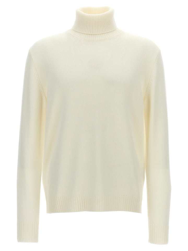 Wool Turtleneck Sweater Maglioni Bianco