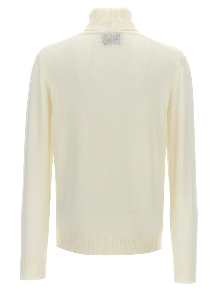 Wool Turtleneck Sweater Maglioni Bianco