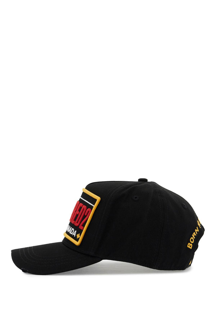 Cappello Baseball Con Patch Logo