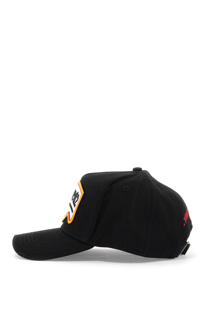 Cappello Baseball In Gabardine Di Cotone