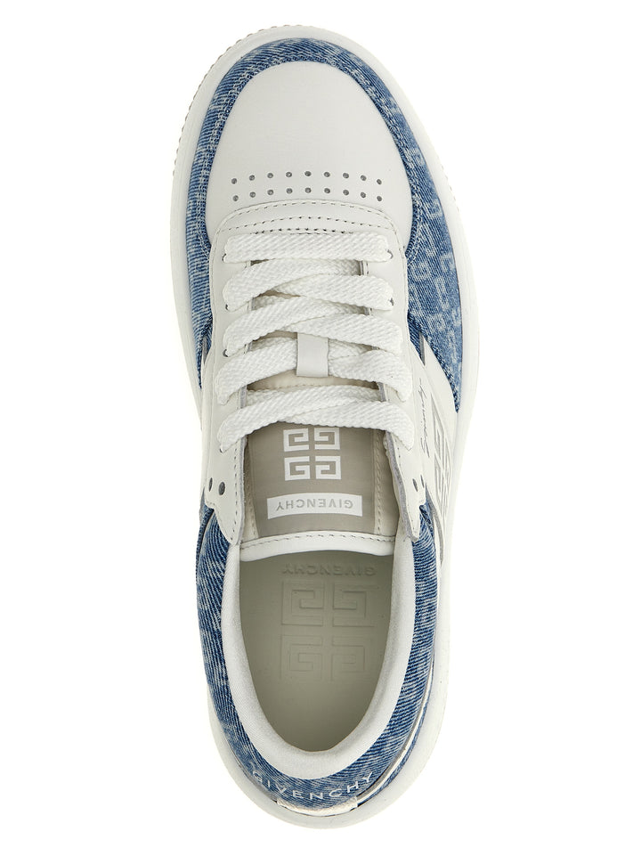 Lace Up Sneakers Blu