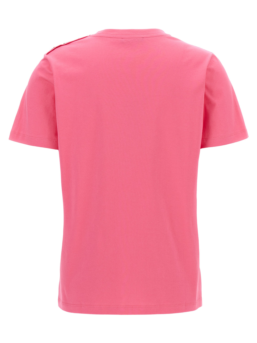 Logo Print T Shirt Fucsia