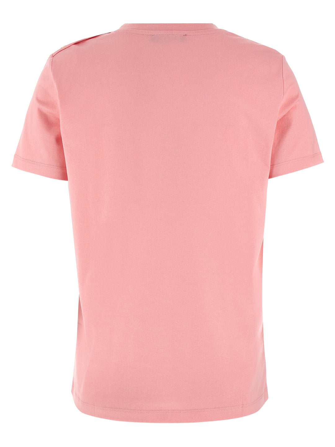 Gold Button T Shirt Rosa