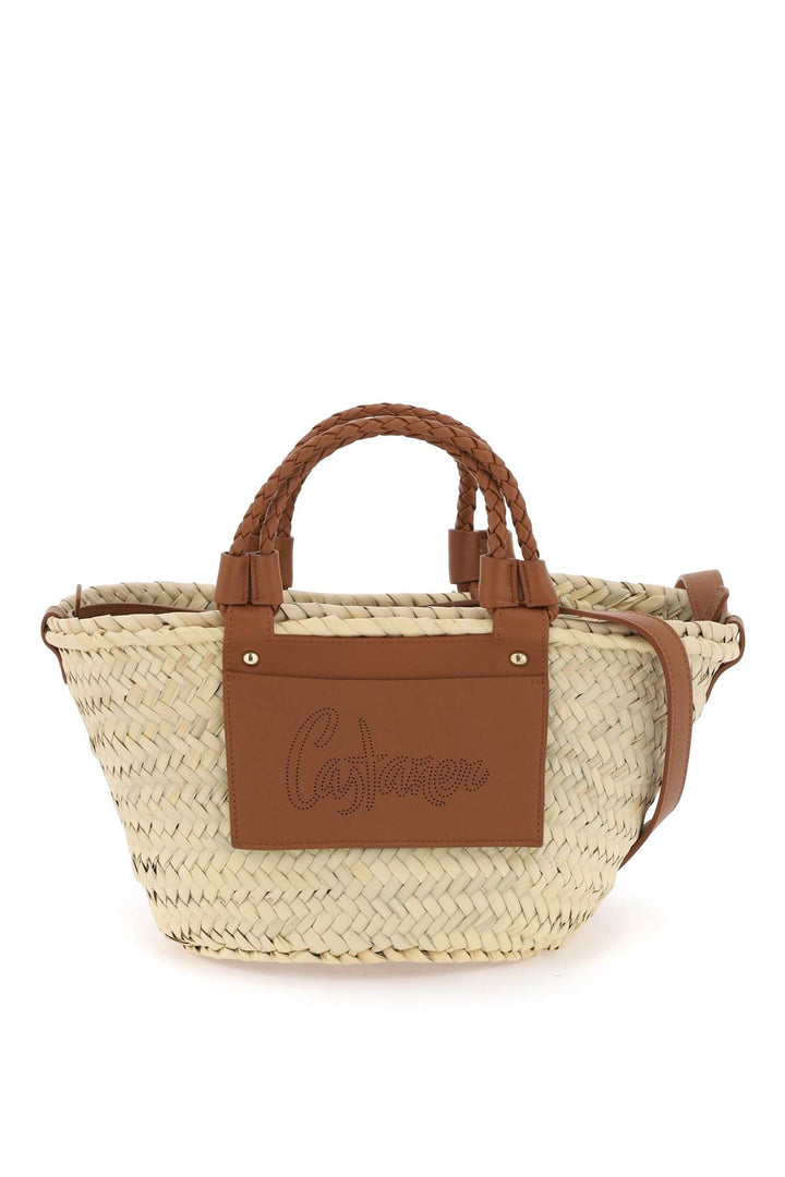 Borsa Panier In Raffia