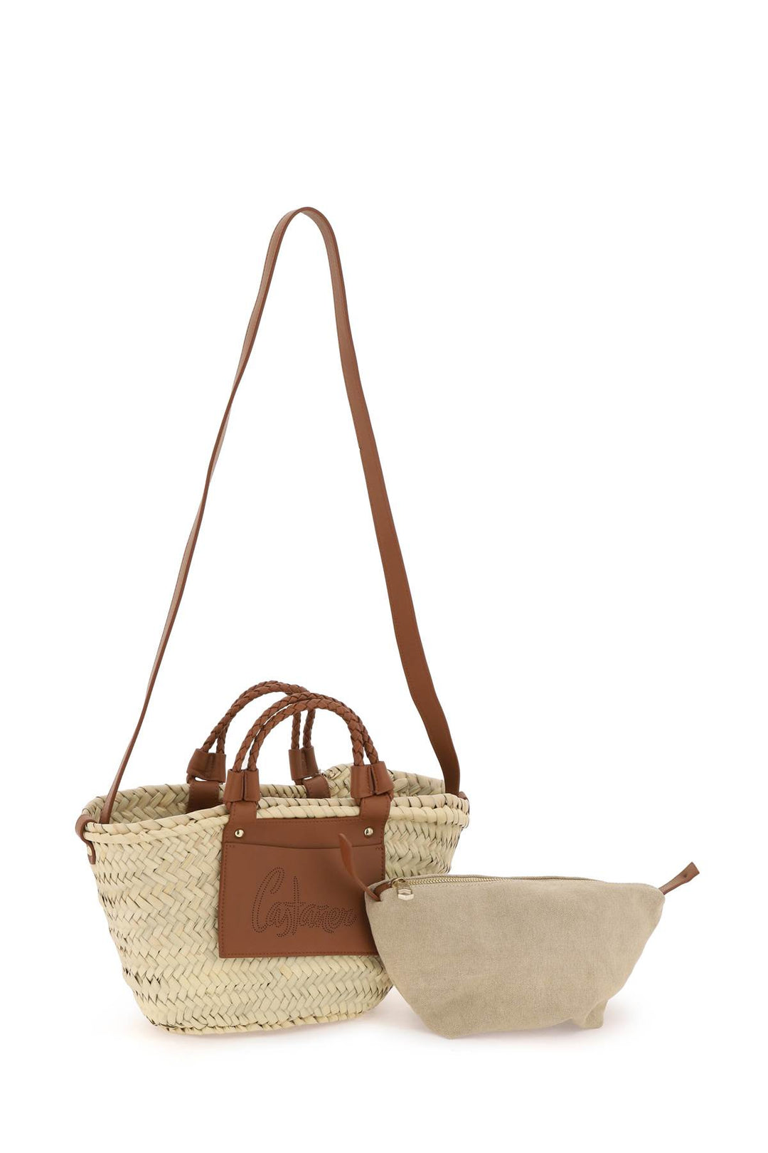 Borsa Panier In Raffia