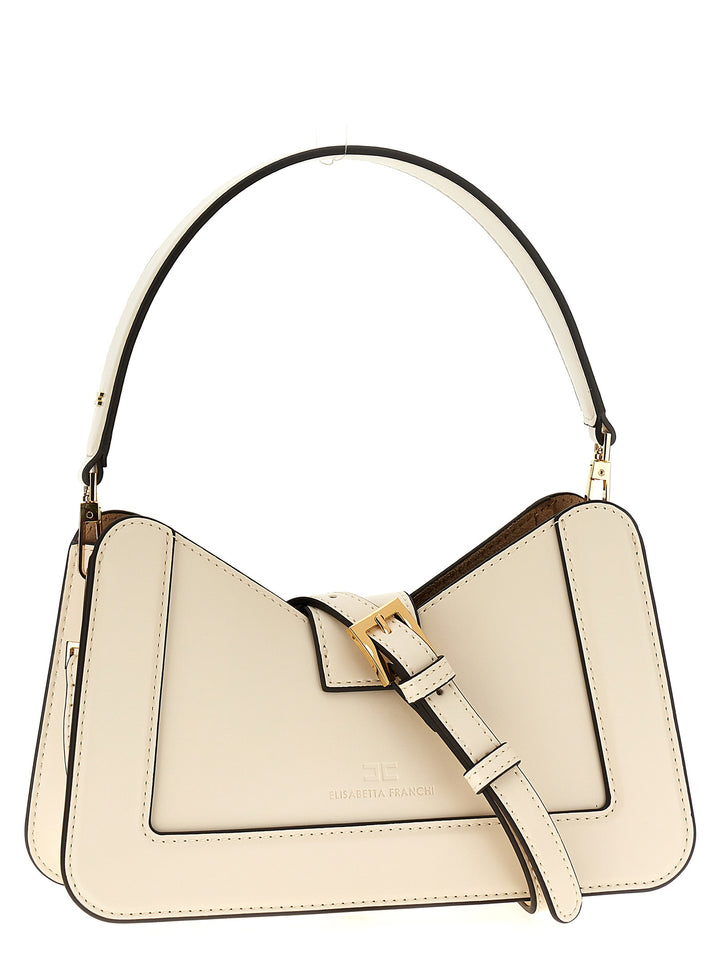 Logo Shoulder Bag Borse A Spalla Bianco