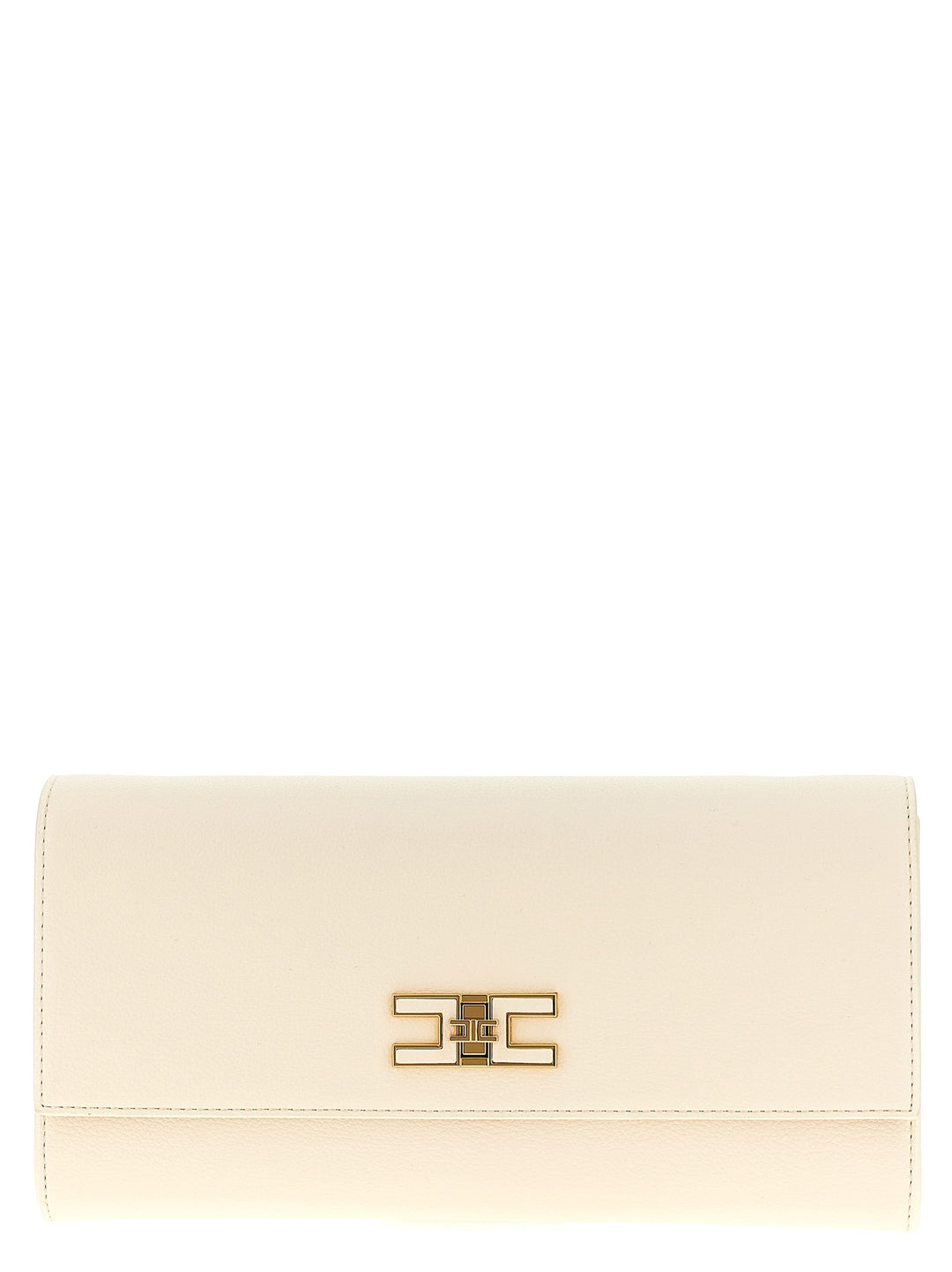 Logo  Bag Clutch Bianco