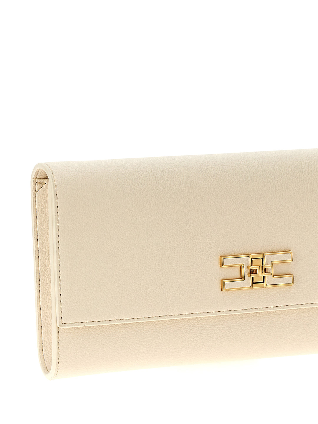 Logo  Bag Clutch Bianco