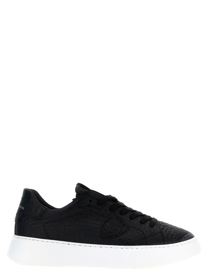 Temple Low Man Sneakers Bianco/Nero