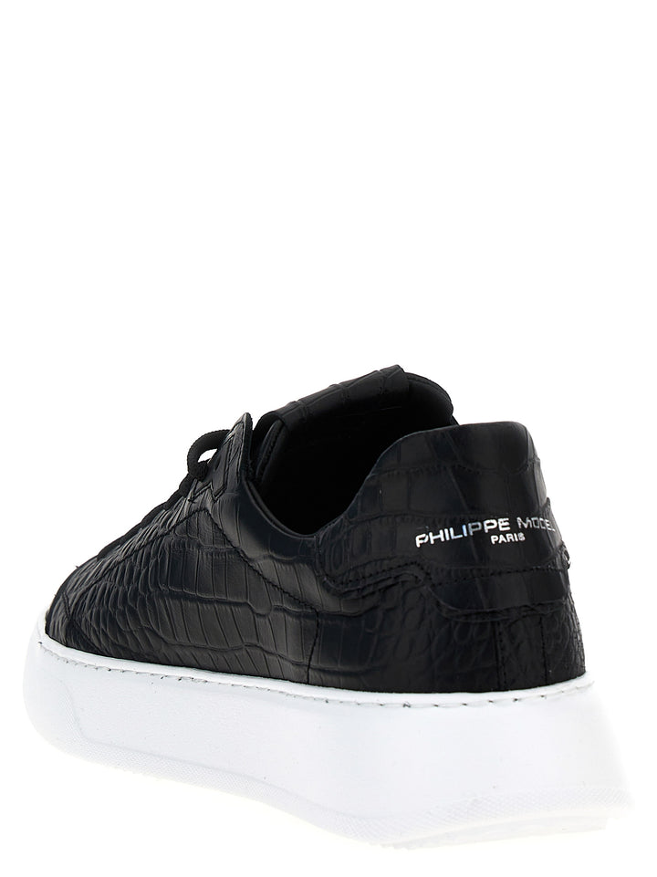 Temple Low Man Sneakers Bianco/Nero