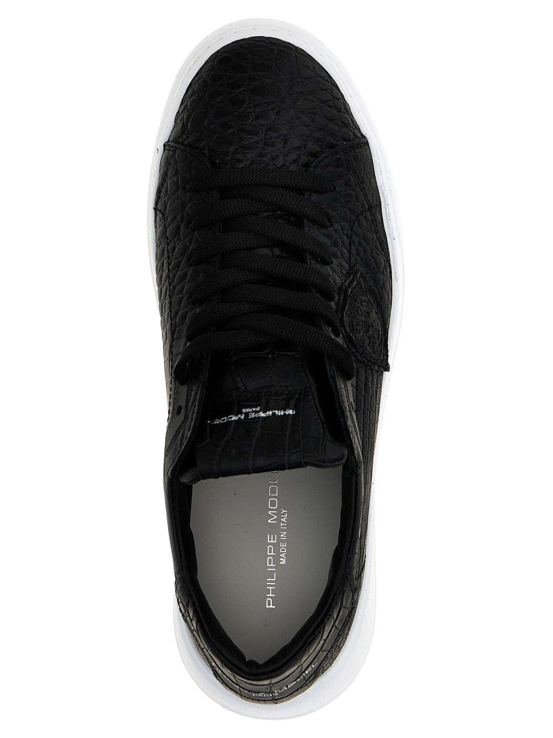 Temple Low Man Sneakers Bianco/Nero