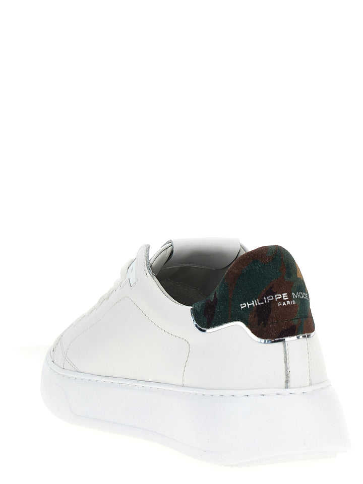 Temple Low Man Sneakers Bianco