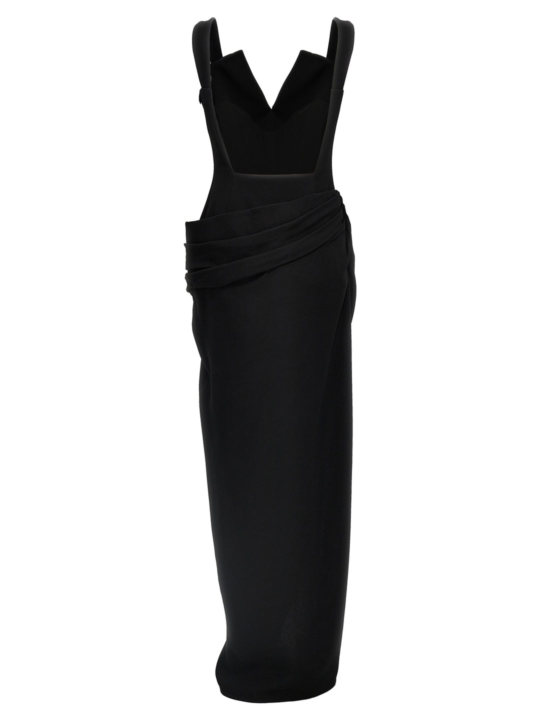 Draped Dress Abiti Nero