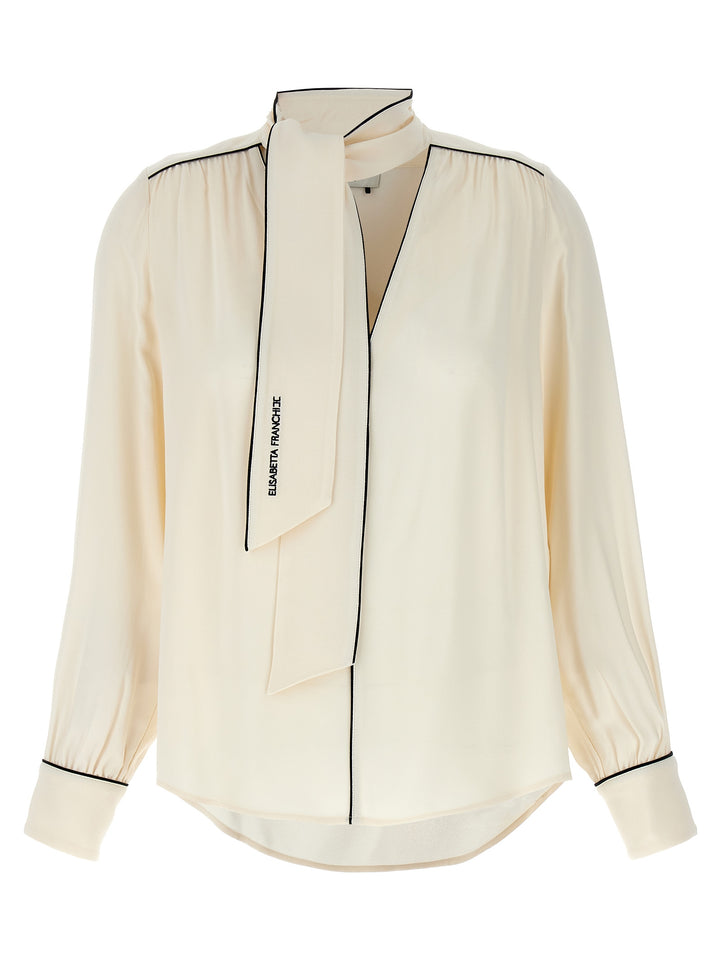 Georgette Shirt Camicie Bianco/Nero