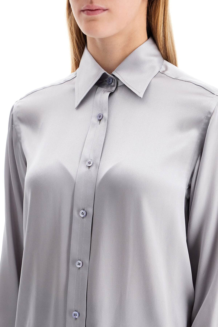 Camicia In Raso Di Seta