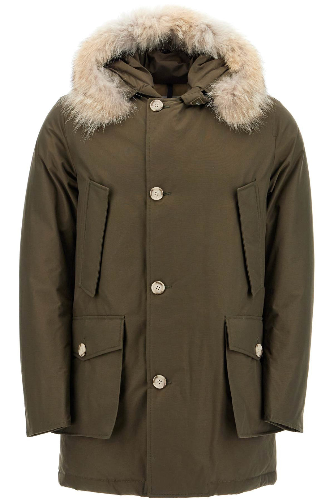 Parka Arctic In Ramar Cloth Con Pelliccia