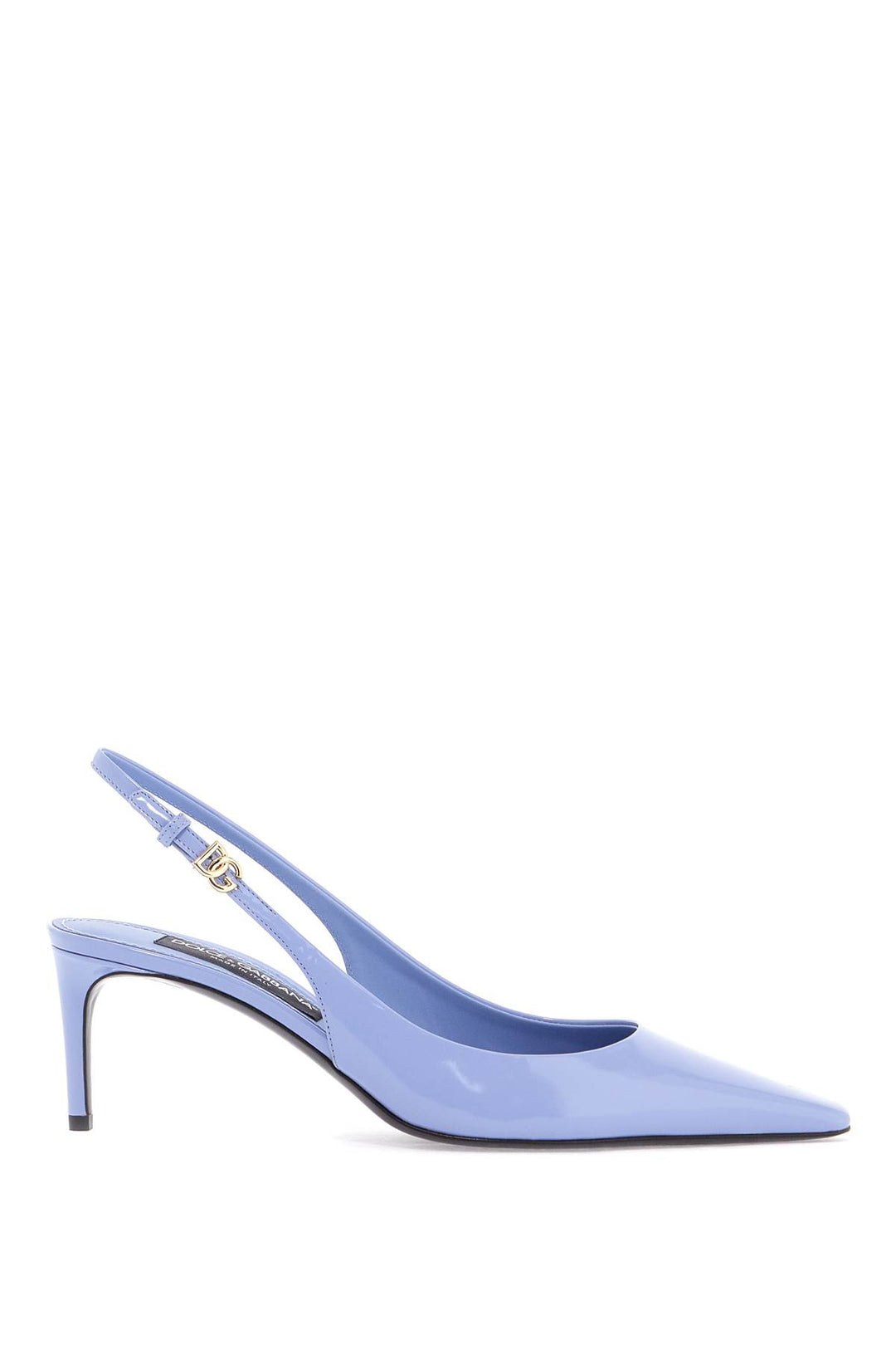 Décolleté Slingback In Pelle Lucida