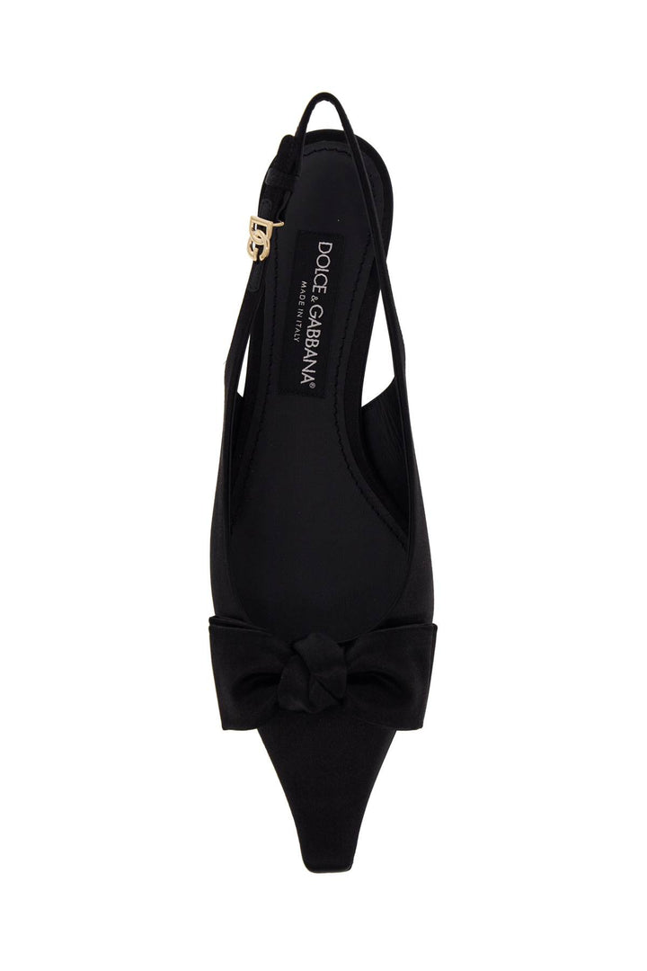 Décolleté Sling Back Con Fiocco