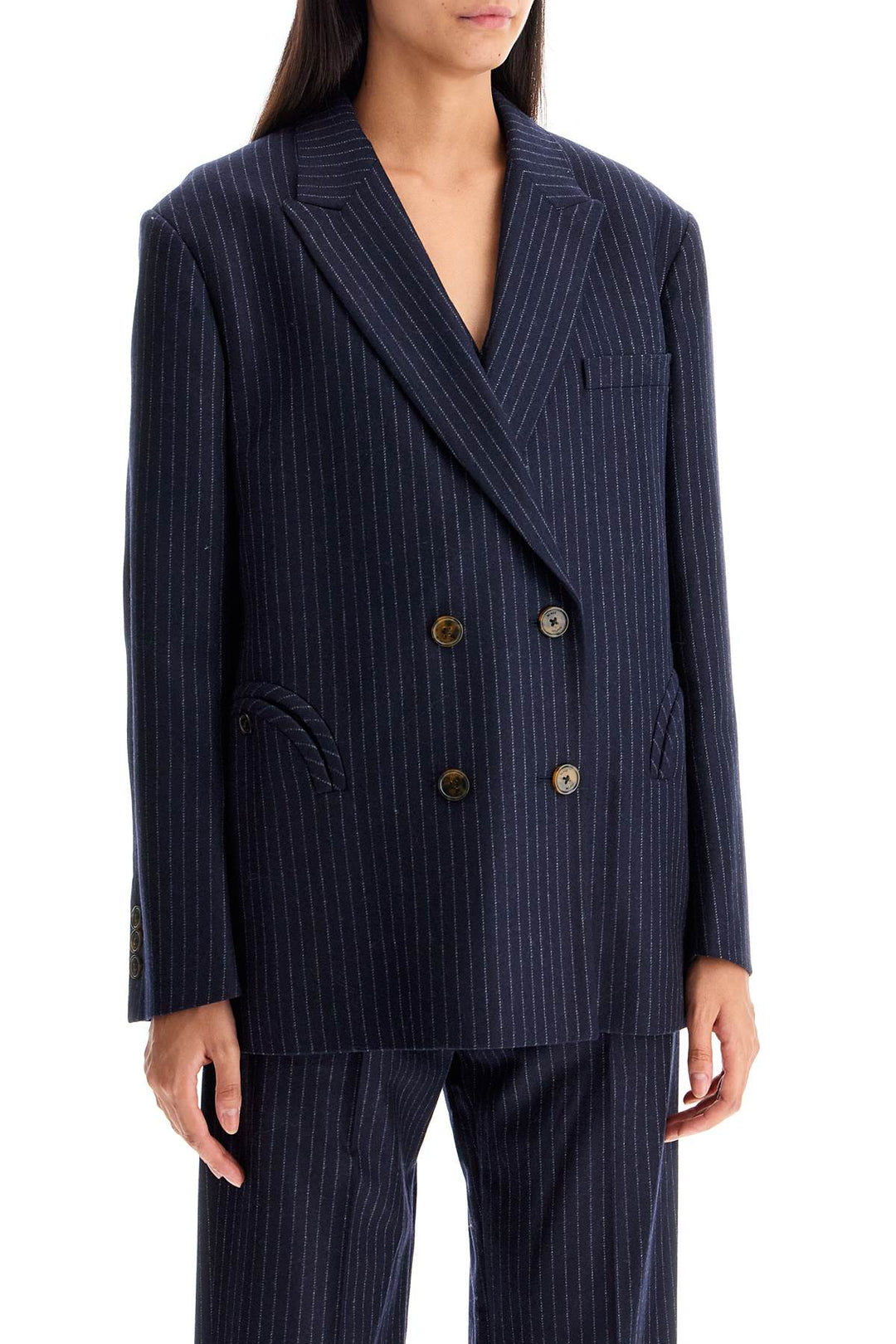 Blazer Gessato Lady Maud Nightbreak