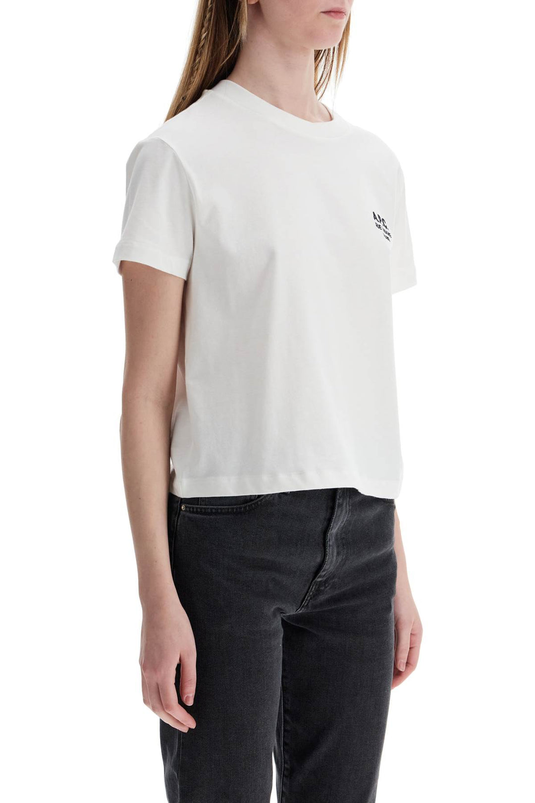 T Shirt Unisex Boxy In Cotone Biologico Bianco Maniche Corte