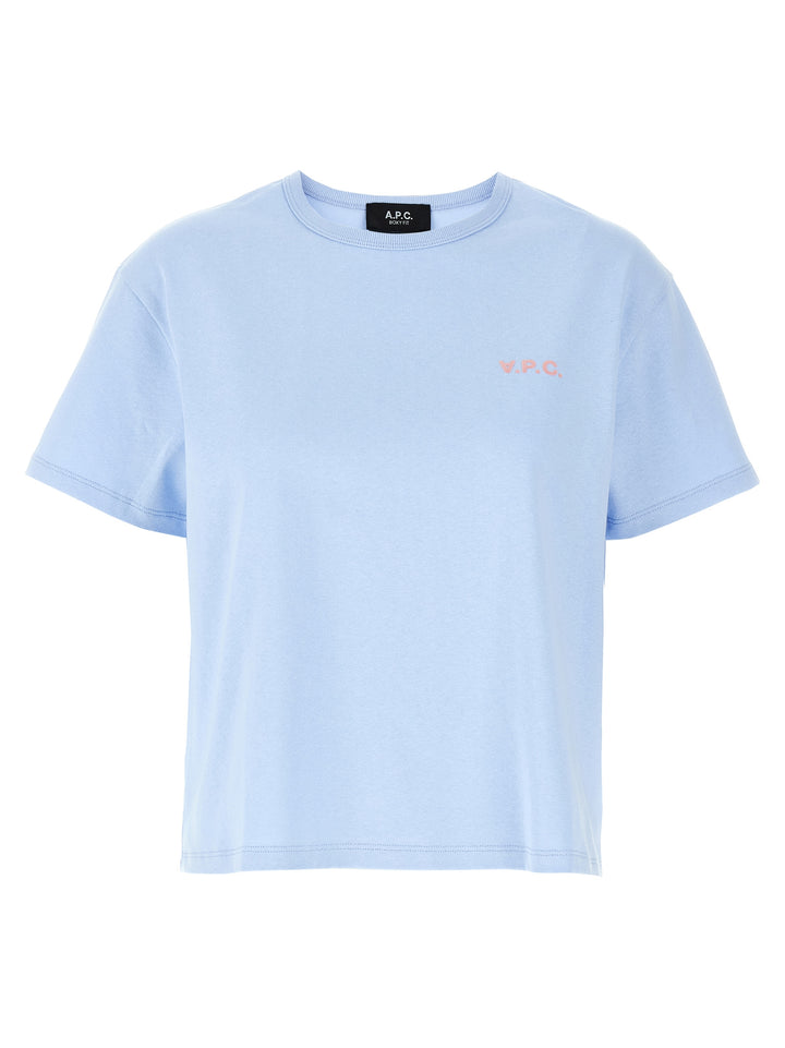 Boxy Petit Vpc T Shirt Celeste