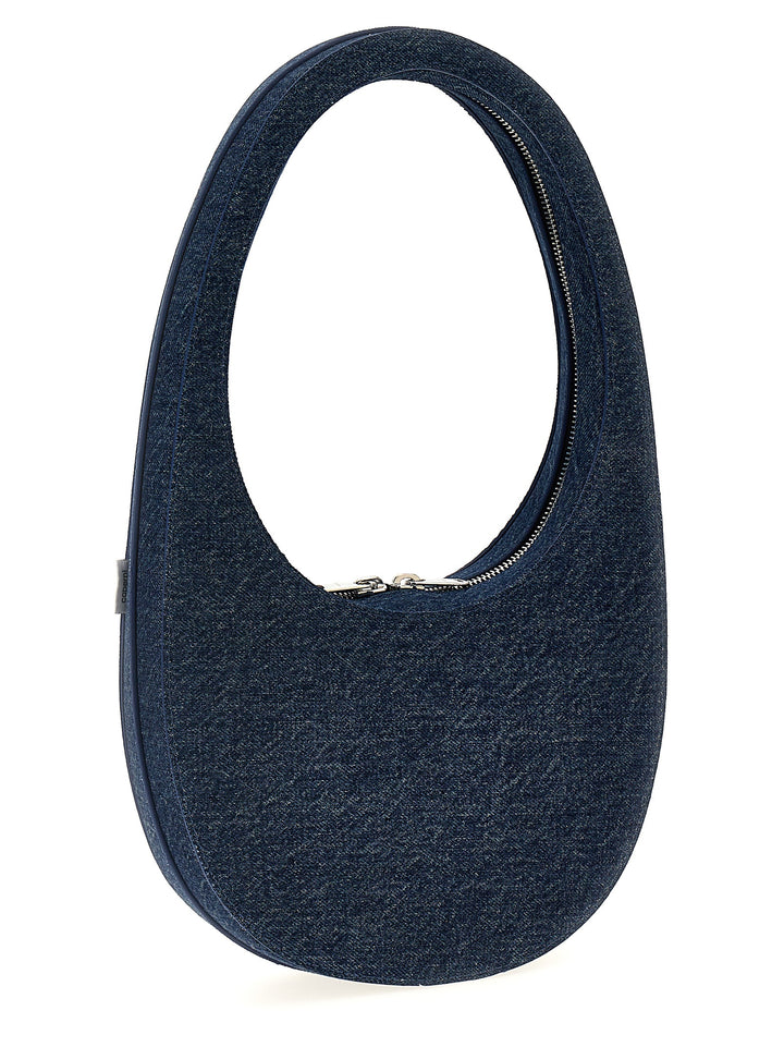 Denim Swipe Bag Borse A Mano Blu