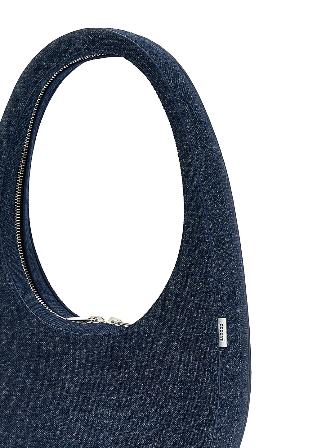 Denim Swipe Bag Borse A Mano Blu