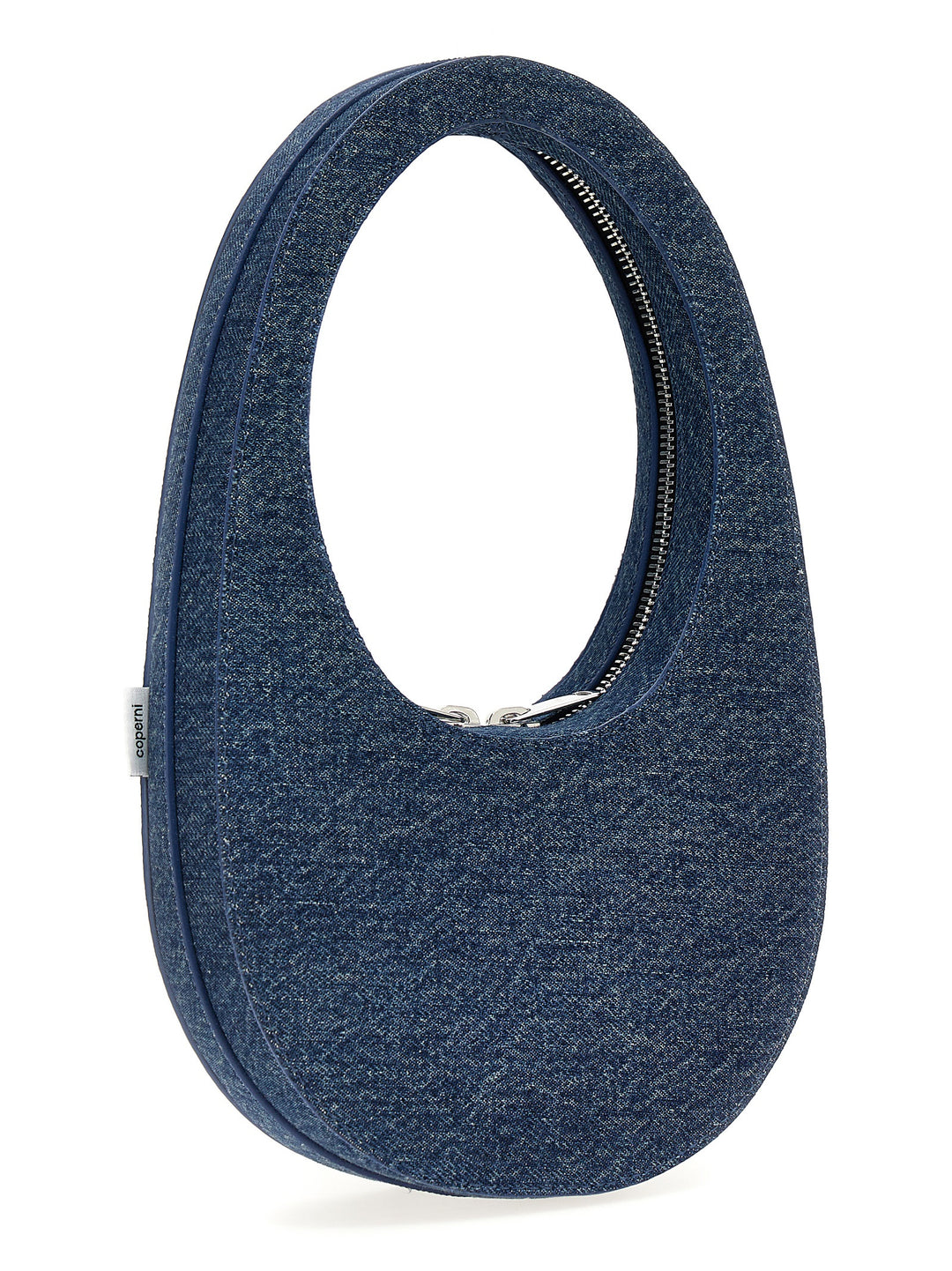 Denim Mini Swipe Bag Borse A Mano Blu