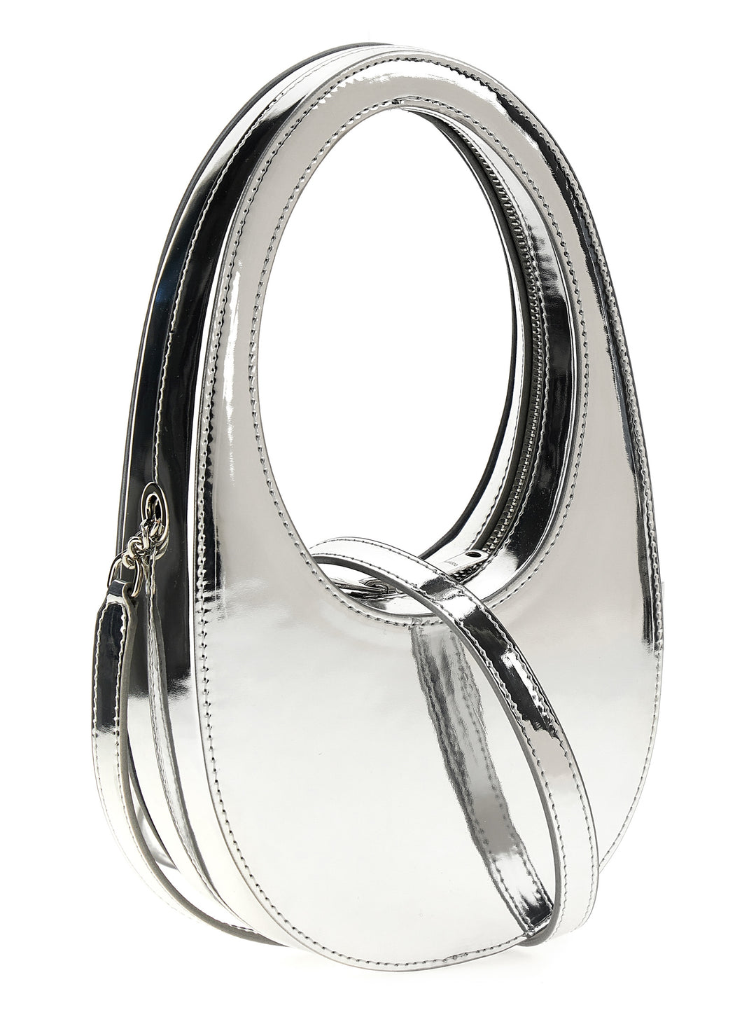 Mirrored Swipe Bag Borse A Mano Silver