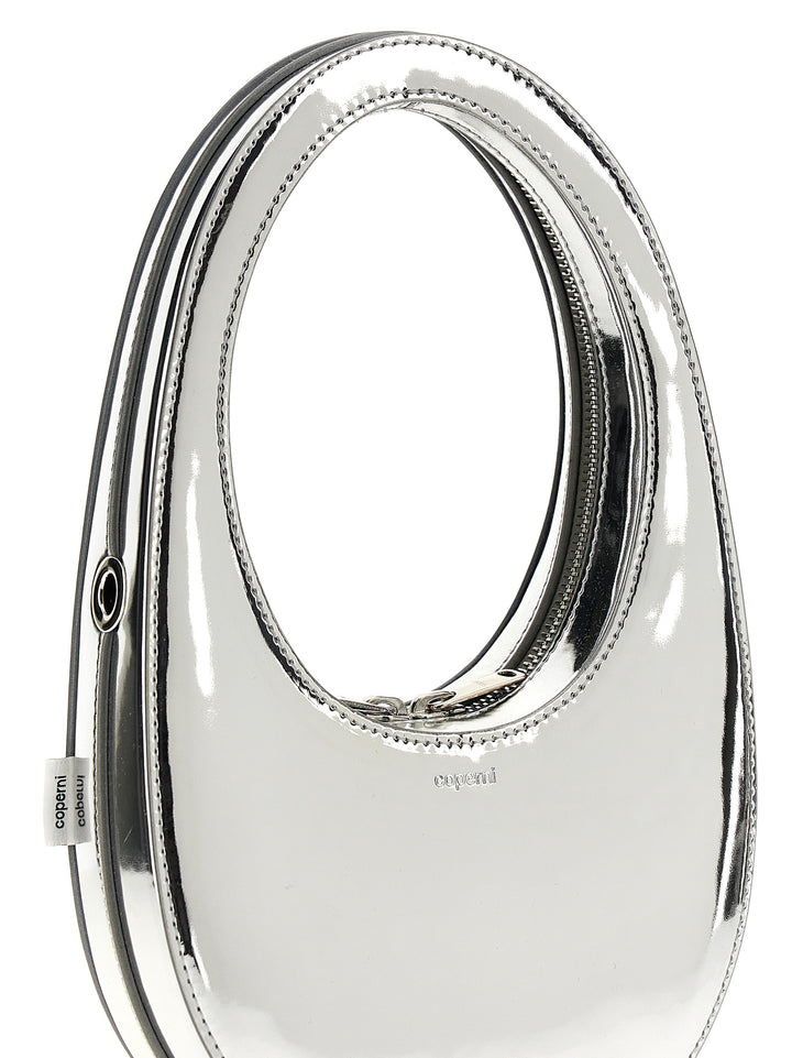 Mirrored Swipe Bag Borse A Mano Silver