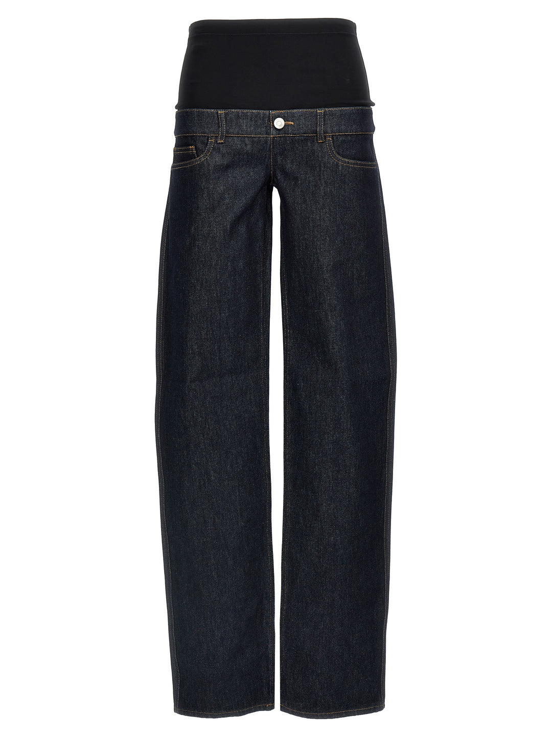 Jersey Hybrid Jeans Blu