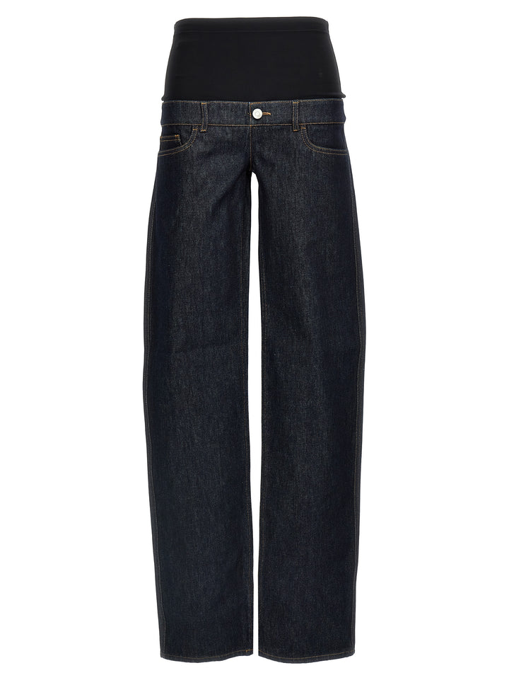 Jersey Hybrid Jeans Blu