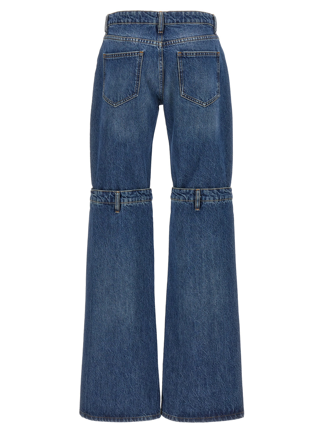 Open Knee Jeans Blu