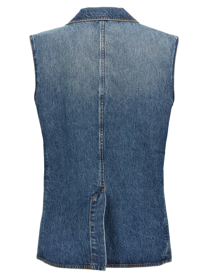 Strap Vest Gilet Blu