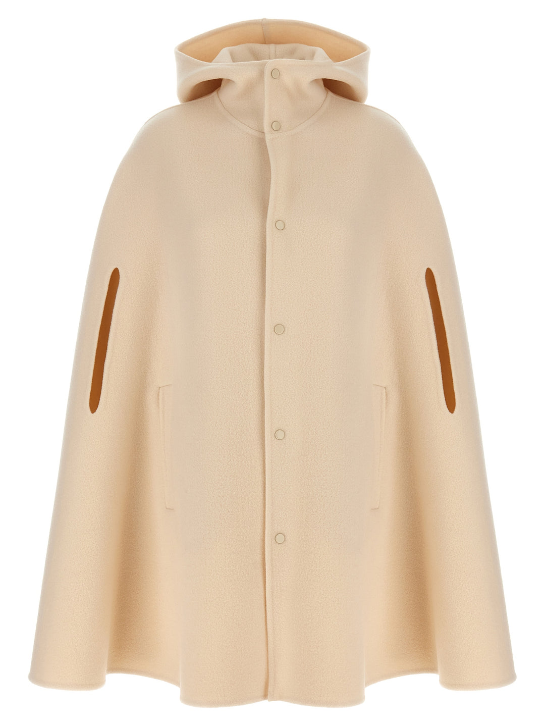 Hooded Cape Mantelle Beige