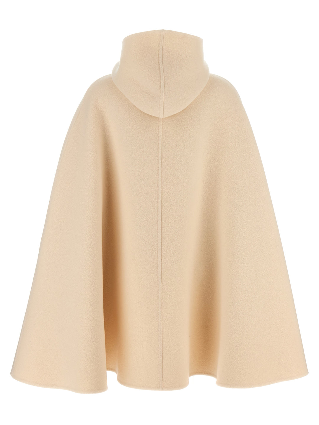 Hooded Cape Mantelle Beige