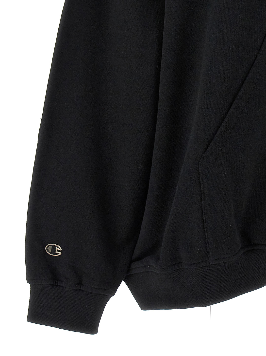 Rick Owens X Champion Hoodie Felpe Nero