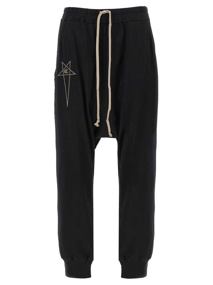 Rick Owens X Champion Joggers Pantaloni Nero