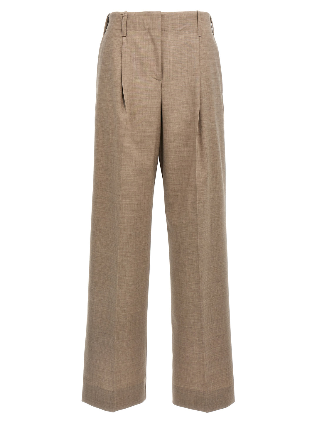 Wool Pantaloni Grigio