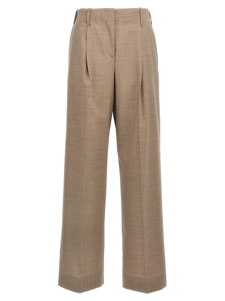 Wool Pantaloni Grigio