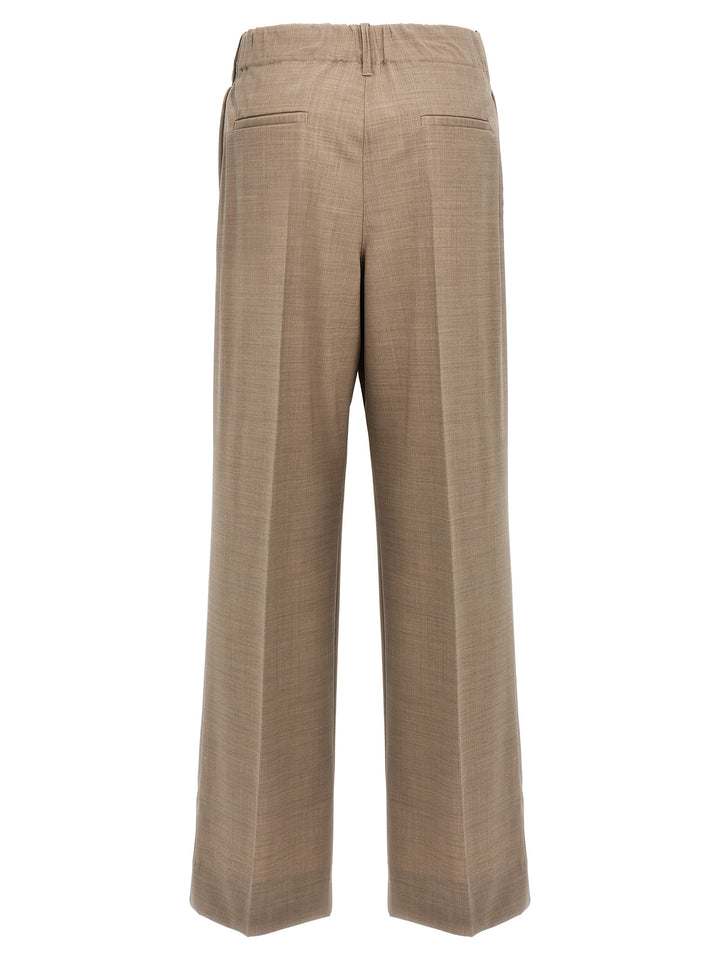 Wool Pantaloni Grigio